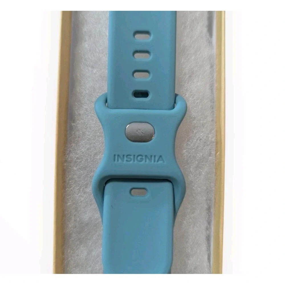 R8-O‎ Insignia Silicone Band for Apple Watch 42, 44, & 45mm - Teal